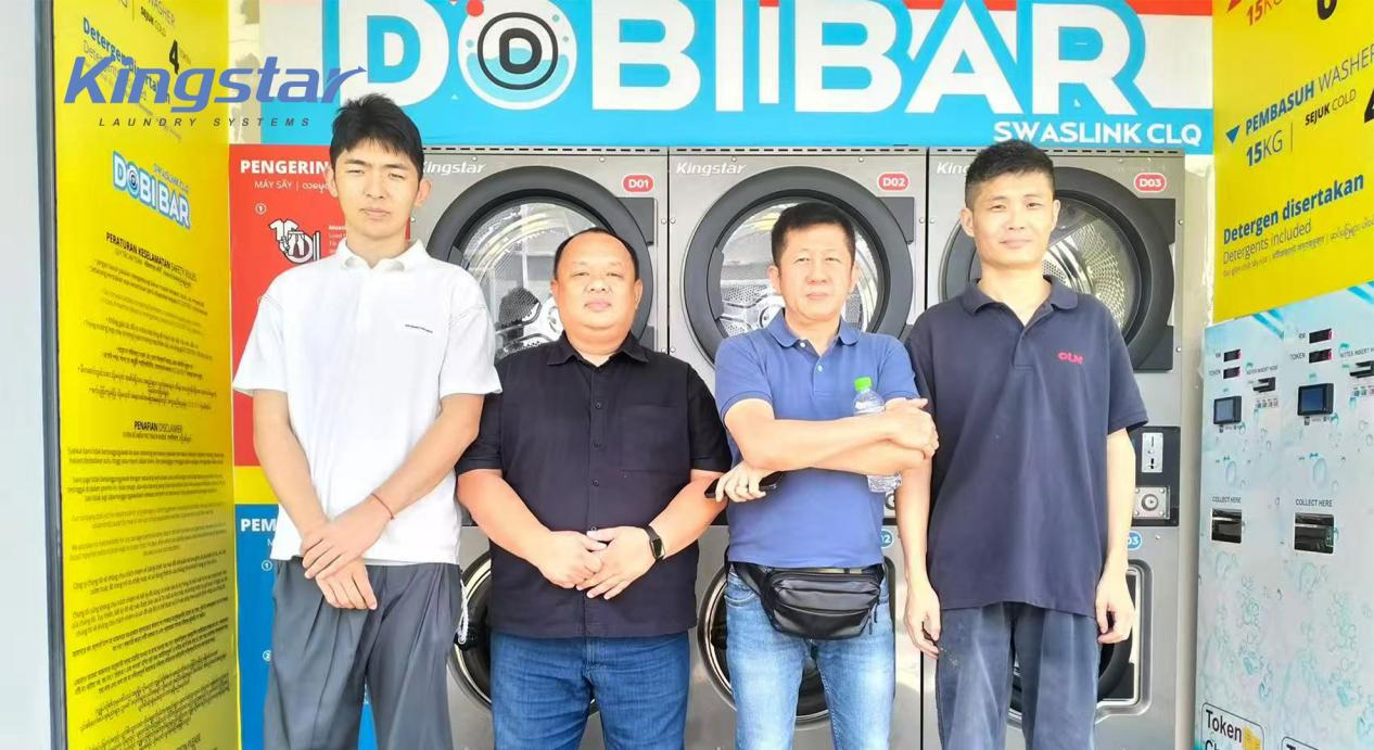 Petit budget, grandes opportunités commerciales : la solution de lave-linge/sèche-linge superposés Kingstar dynamise la laverie automatique Dobi Bar en Malaisie